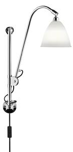 Bestlite BL5 Lampa Ścienna Ø16 Chrom/Porcelana