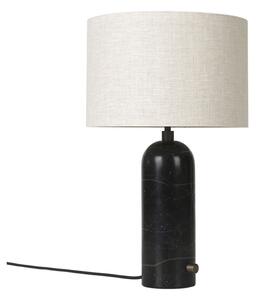 Lampa Stołowa GUBI, ściemnialny, czarny, salon, marmur
