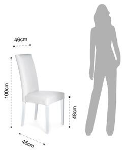 Białe krzesła zestaw 2 szt. Jenny – Tomasucci