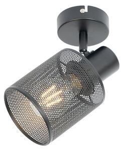 Lampa Sufitowa Lindby, Stancho, ściemnialny, czarny, salon, metal, nowoczesny