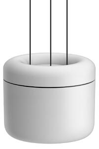 Lampa Wisząca Serien Lighting, Cavity Suspension L, ściemnialny, biały, salon, metal, design