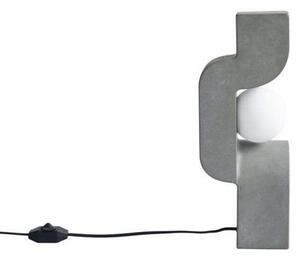 Lampa Podłogowa 101 COPENHAGEN, ściemnialny, szary, salon, ceramika
