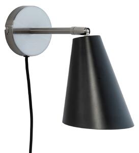 Lampa Ścienna Dyberg Larsen, Oswald, czarny, salon, metal, design