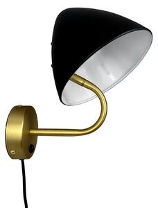 Lampa Ścienna Dyberg Larsen, Oulu, złoty | mosiężny, salon, metal, design