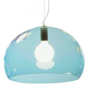 Lampa Wisząca Kartell, FL/Y, ściemnialny, niebieski, salon, tworzywo sztuczne, design