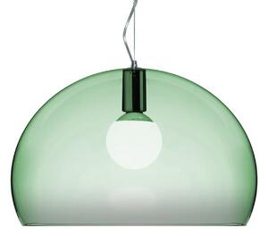 Lampa Wisząca Kartell, FL/Y, ściemnialny, zielony, salon, tworzywo sztuczne, design