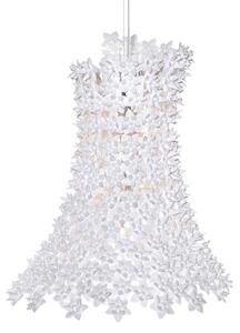 Lampa Wisząca Kartell, Bloom, biały, salon, tworzywo sztuczne, design