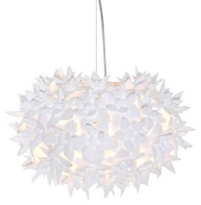 Lampa Wisząca Kartell, Bloom S2, biały, salon, tworzywo sztuczne, design