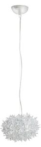 Lampa Wisząca Kartell, Bloom S2, transparentny, salon, tworzywo sztuczne, design