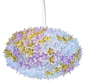Lampa Wisząca Kartell, Bloom S1, fioletowy, salon, tworzywo sztuczne, design
