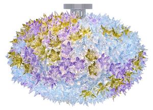 Lampa Sufitowa Kartell, Bloom C1, fioletowy, salon, tworzywo sztuczne, design