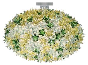 Lampa Sufitowa Kartell, Bloom C1, zielony, salon, tworzywo sztuczne, design