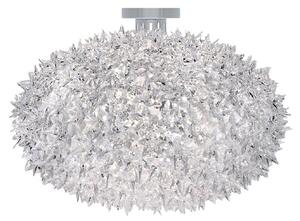 Lampa Sufitowa Kartell, Bloom C1, transparentny, salon, tworzywo sztuczne, design