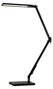 Lampa Stołowa Lindby, Antisa, ściemnialny, czarny, gabinet | pracownia, tworzywo sztuczne, nowoczesny