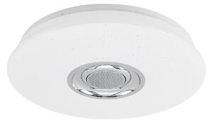 Lampa Sufitowa Lindby, Elpida, ściemnialny, biały, salon, tworzywo sztuczne, nowoczesny