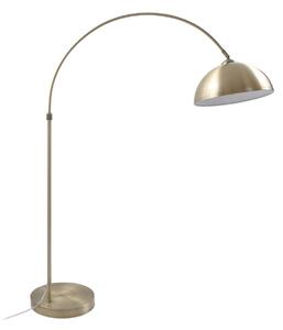 Lampa Podłogowa Lindby, Lennart, antyczny mosiądz, salon, metal, nowoczesny