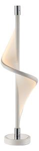 Lampa Stołowa Lucande, Edano, ściemnialny, biały, salon, tkanina | tekstylia, nowoczesny