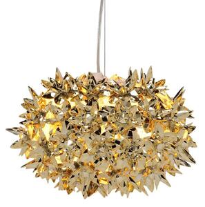 Lampa Wisząca Kartell, Bloom S2, złoty | mosiężny, salon, tworzywo sztuczne, design
