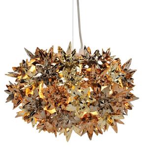 Lampa Wisząca Kartell, Bloom S2, złoty | mosiężny, salon, tworzywo sztuczne, design