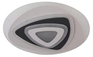 Lampa Sufitowa Lindby, Rebeka, ściemnialny, czarny, salon, tworzywo sztuczne, nowoczesny