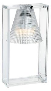 Lampa Stołowa Kartell, Light-Air, transparentny, salon, tworzywo sztuczne, design