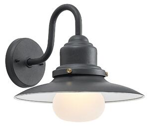 Zewnętrzna Lampa Lindby, Roisin, ściemnialny, szary, balkon, metal, antyczny