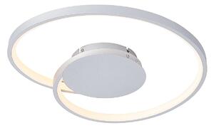 Lampa Sufitowa Lucande, Enesa, ściemnialny, metaliczny, sypialnia, metal, nowoczesny