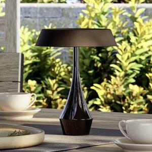 EGLO Lampa stołowa TURCIO z akumulatorem LED, czarna, wysokość 20 cm, IP44, TURCIO, możliwość ściemniania, czarny, salon / jadalnia, metal