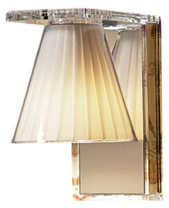 Lampa Ścienna Kartell, Light-Air, transparentny, salon, tworzywo sztuczne, design