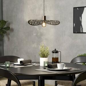 EGLO Lampa wisząca SWABY, możliwość ściemniania, brązowy / mosiężny, salon / jadalnia, metal