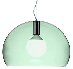 Lampa Wisząca Kartell, Small FL/Y, zielony, salon, tworzywo sztuczne, design