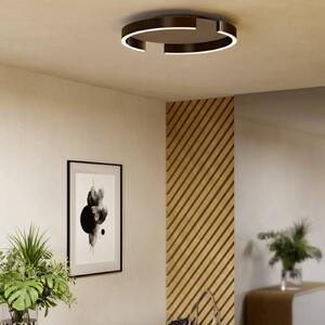 EGLO Lampa sufitowa COPERTINO, możliwość ściemniania, brązowy / mosiężny, salon / jadalnia, metal