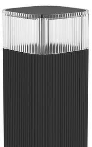 EGLO Słupek oświetleniowy CASTELNUOVO, czarna, wysokość 50 cm, IP65, GU10 możliwość ściemniania, czarny, aluminium