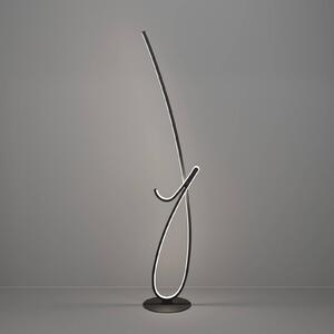 EGLO Lampa stojąca CARDONCITO, czarny, salon / jadalnia, metal