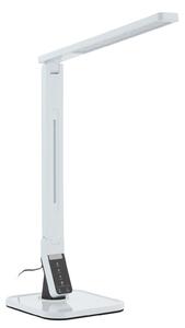 Lampa Stołowa Lindby, Eleni, ściemnialny, biały, gabinet | pracownia, tworzywo sztuczne, nowoczesny