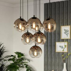 EGLO Lampa wisząca ARISCANI 1, możliwość ściemniania, miedziany, salon / jadalnia, szkło