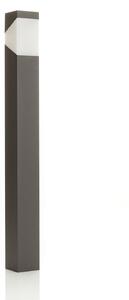 Zewnętrzna Lampa Lucande, Kiran, ściemnialny, czarny, taras, aluminium, nowoczesny