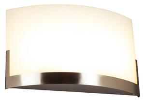 Lampa Ścienna Lindby, Karla, ściemnialny, biały, przedpokój, szkło, nowoczesny