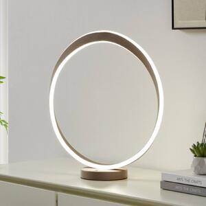 EGLO Lampa stołowa CAMEROTA, możliwość ściemniania, kremowy / amber, salon / jadalnia, metal