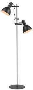Lampa Podłogowa Halo Design, czarny, salon, metal
