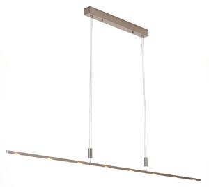Lampa Wisząca Quitani, Tolu, ściemnialny, szary, salon, metal, nowoczesny
