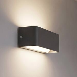 EGLO connect – inteligentny kinkiet zewnętrzny LED SANIA-Z, czarny, IP55 możliwość ściemniania, czarny, metal