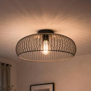 EGLO Lampa sufitowa ALMANZORA, możliwość ściemniania, czarny, salon / jadalnia, metal