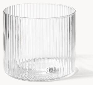 Komplet szklanek ze szkła dmuchanego z falistym wzorem Ripple, 200 ml, 4 elem