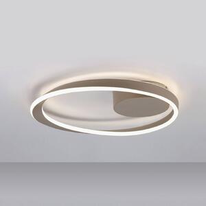 EGLO Lampa sufitowa CAMEROTA, możliwość ściemniania, kremowy / amber, salon / jadalnia, metal