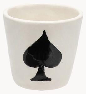 Ręcznie malowana filiżanka do espresso Ace of Spades