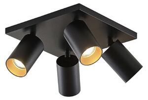 Lampa Sufitowa Arcchio, Brinja, ściemnialny, czarny, przedpokój, aluminium, nowoczesny