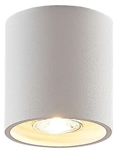 Lampa Sufitowa Lindby, Parvin, ściemnialny, biały, salon, metal, nowoczesny