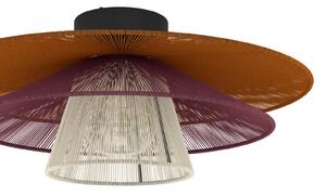 EGLO Lampa sufitowa PIGNONA, możliwość ściemniania, multikolor, salon / jadalnia, metal