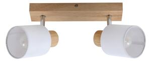 Lampa Sufitowa Lindby, Wanessa, ściemnialny, drewniany, salon, drewno, nowoczesny